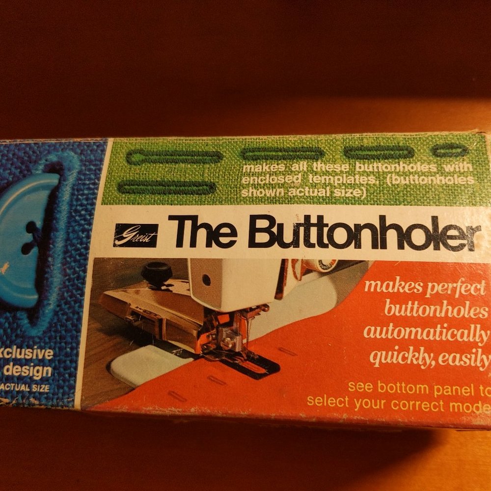 Vintage Greist Buttonholer, model #1